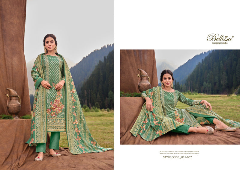 Belliza Designer Studio Khwaab Pure Modal Viscose Muslin Digital Print Handwork Salwar Suit