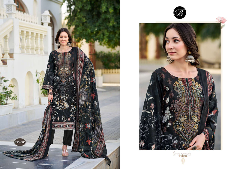 Belliza Designer Studio Naira Vol 103 Pure Cotton Fancy Embroidered Salwar Kameez