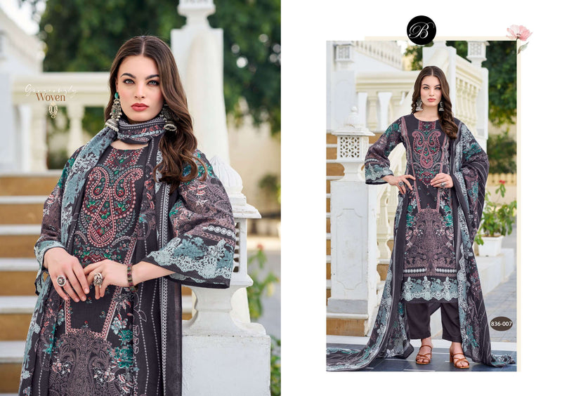 Belliza Designer Studio Naira Vol 103 Pure Cotton Fancy Embroidered Salwar Kameez