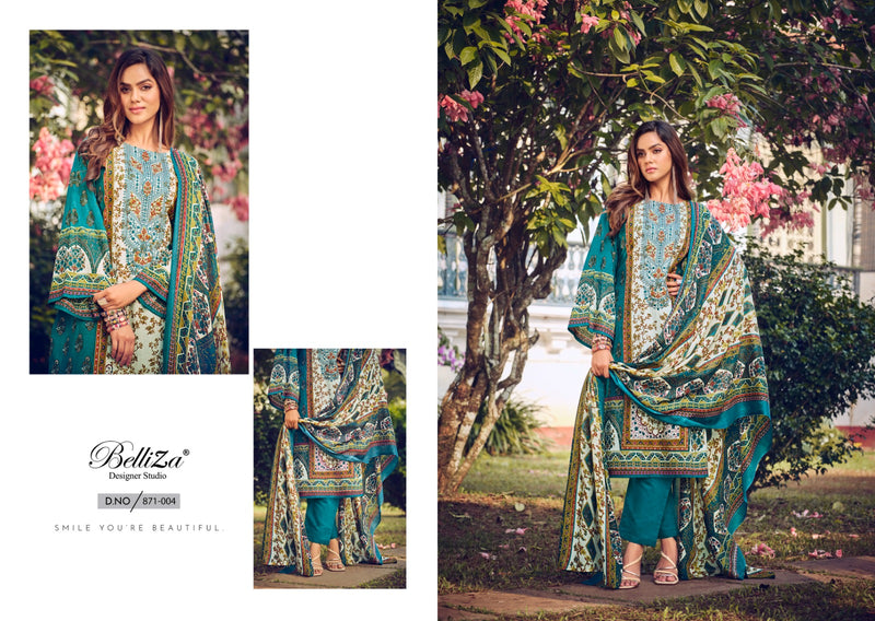 Belliza Designer Studio Naira Vol 30 Pure Cotton Cotton Prints Embroidered Salwar Suit