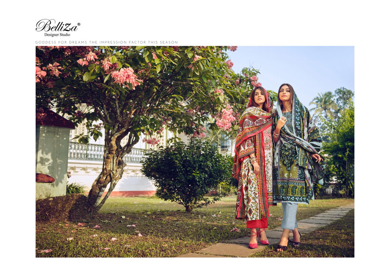 Belliza Designer Studio Naira Vol 30 Pure Cotton Cotton Prints Embroidered Salwar Suit