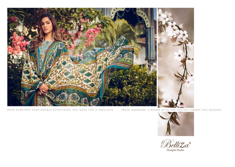 Belliza Designer Studio Naira Vol 30 Pure Cotton Cotton Prints Embroidered Salwar Suit