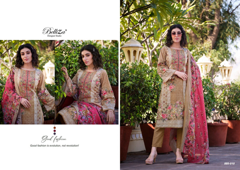 Belliza Designer Studio Naira Vol 34 Pure Cotton Digital Print Exclusive Wear Salwar Suit