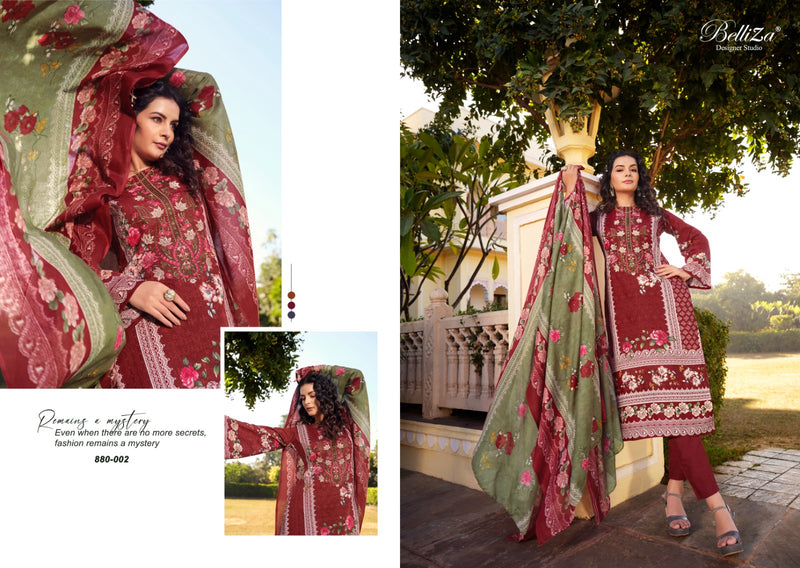 Belliza Designer Studio Naira Vol 34 Pure Cotton Digital Print Exclusive Wear Salwar Suit