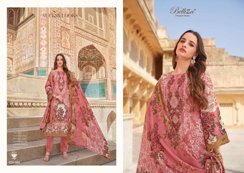 Belliza Designer Studio Naira Vol 56 Cotton Digital Prints With Exclusive Heavy Self Embroidery Salwar Kameez