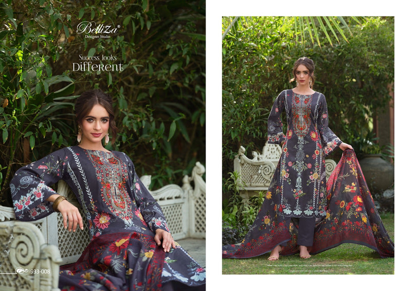 Belliza Designer Studio Naira Vol 58 Pure Cotton Digital Print Self Embroidery Work Salwar Suit