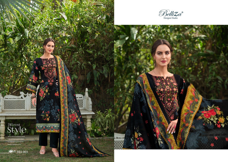 Belliza Designer Studio Naira Vol 58 Pure Cotton Digital Print Self Embroidery Work Salwar Suit