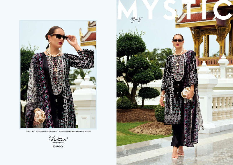 Belliza Designer Studio Naira Vol 95 Pure Cotton Digital Print Self Embroidered Salwar Kameez
