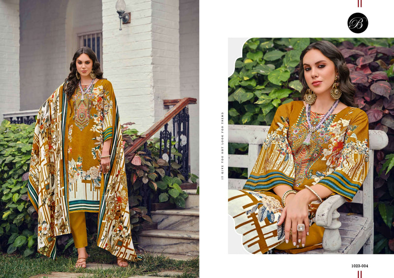 Belliza Designer Studio Riwayat Vol 10 Pure Viscose Rayon Embroidery Work Salwar Suit
