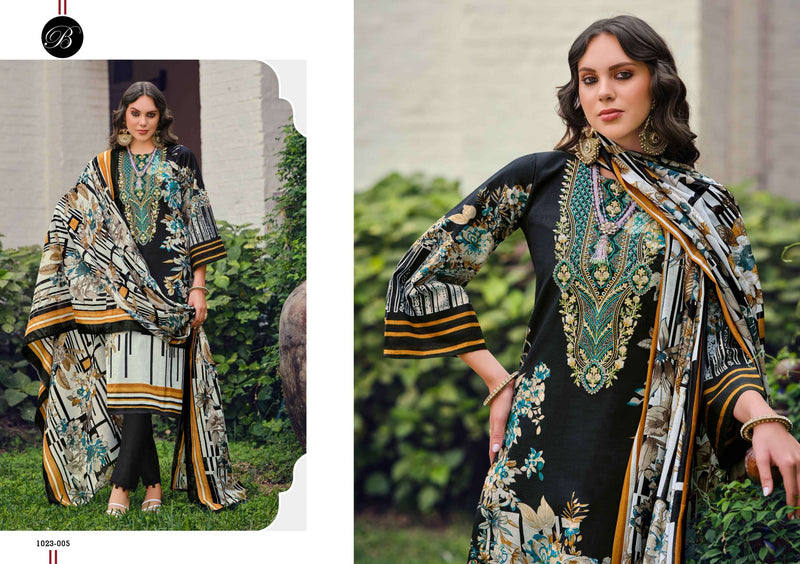 Belliza Designer Studio Riwayat Vol 10 Pure Viscose Rayon Embroidery Work Salwar Suit