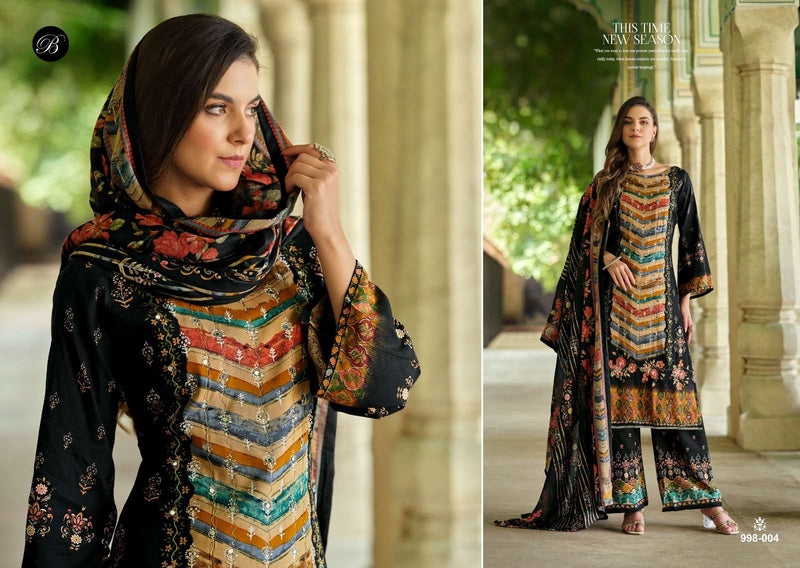 Belliza Designer Studio Shaheen Pure Viscose Digital Print Handwork Salwar Suit