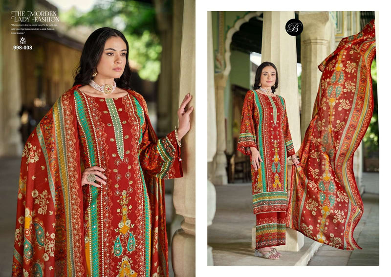 Belliza Designer Studio Shaheen Pure Viscose Digital Print Handwork Salwar Suit