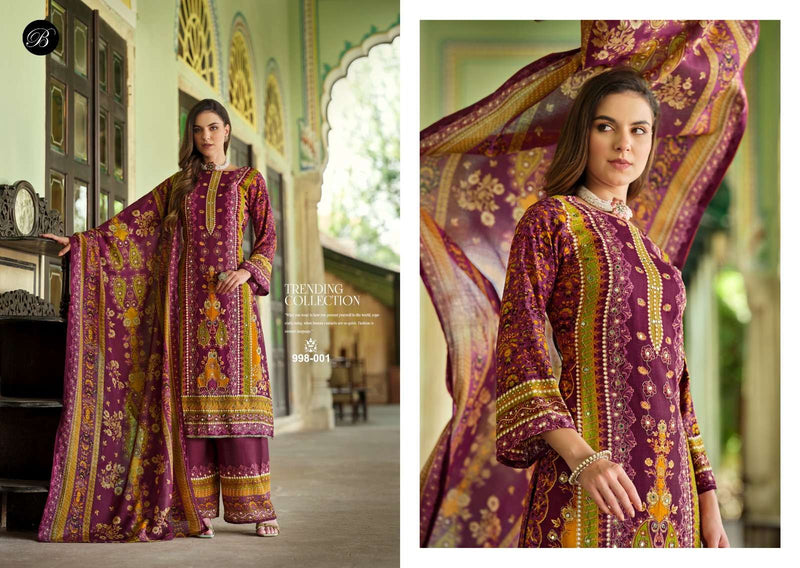 Belliza Designer Studio Shaheen Pure Viscose Digital Print Handwork Salwar Suit