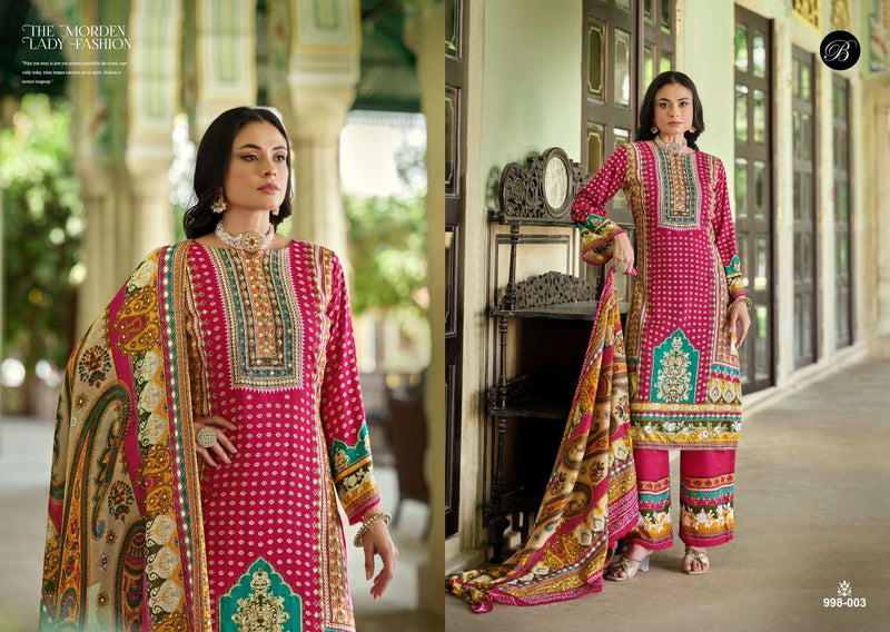Belliza Designer Studio Shaheen Pure Viscose Digital Print Handwork Salwar Suit