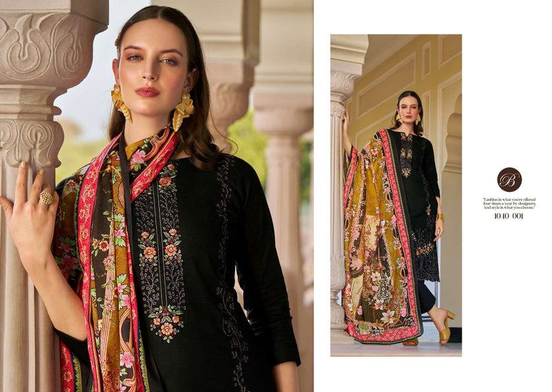 Belliza Designer Studio Zarqash Vol 3 Jam Cotton Fancy Work Salwar Suit