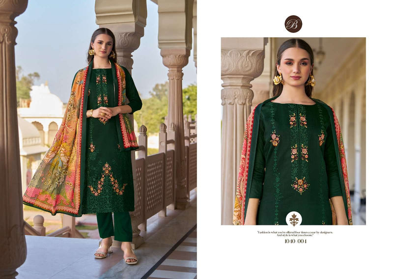 Belliza Designer Studio Zarqash Vol 3 Jam Cotton Fancy Work Salwar Suit