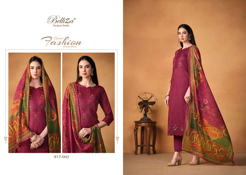 Belliza Designer Studio jashn E ishq Vol 8 Jam Cotton  With Designer Heavy Embroidery Work  Salwar Kameez