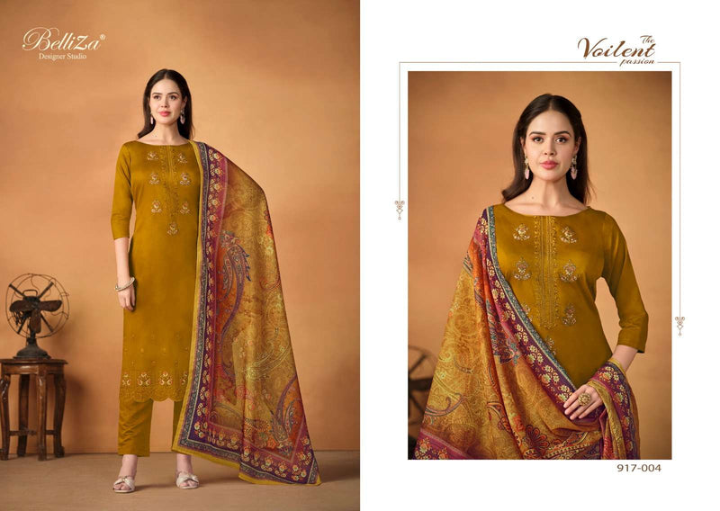 Belliza Designer Studio jashn E ishq Vol 8 Jam Cotton  With Designer Heavy Embroidery Work  Salwar Kameez