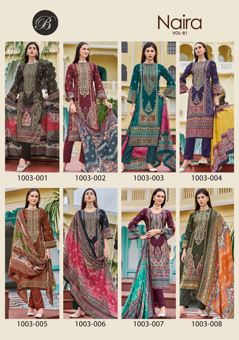 Belliza Designer Studio Naira Vol 81 Pure Cotton Digital Printed Exclusive Salwar Kameez