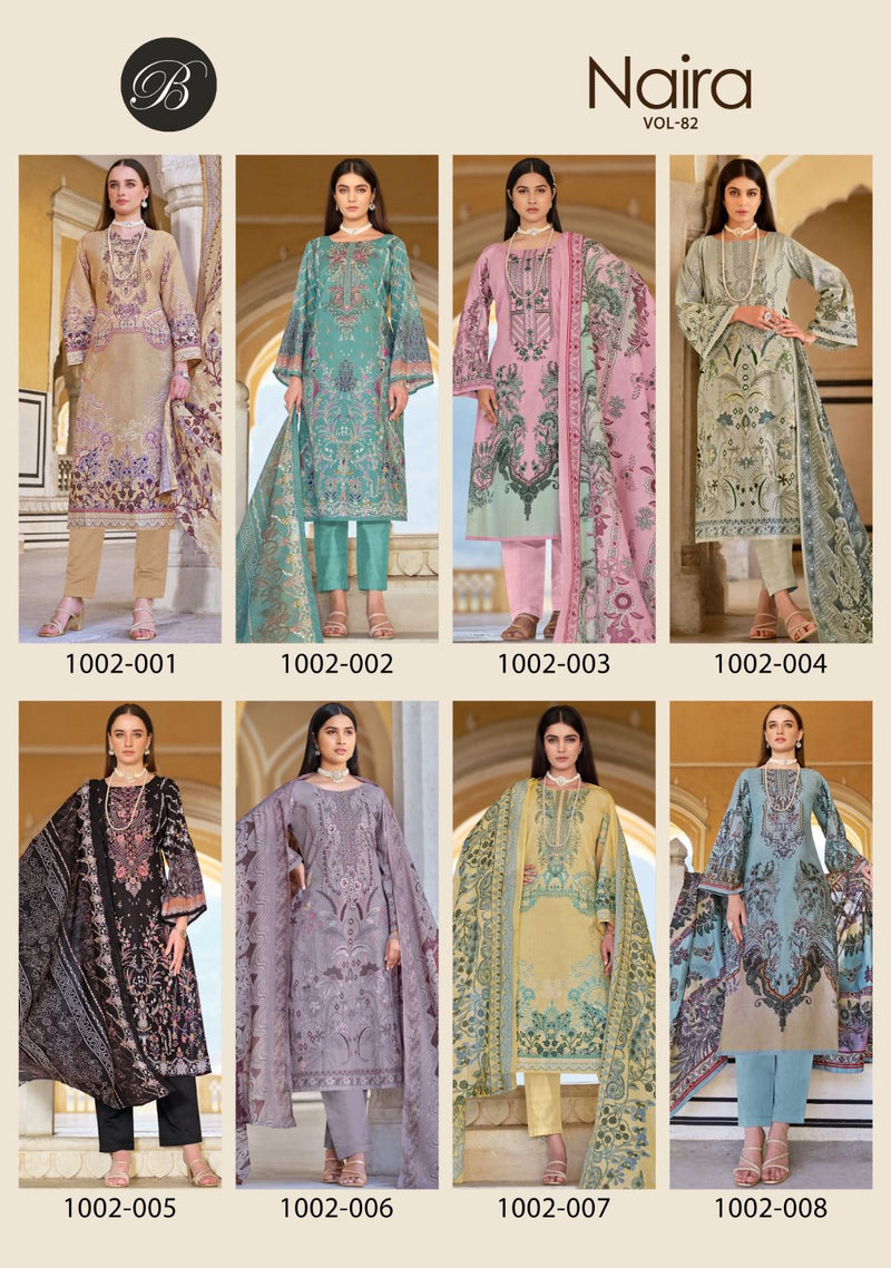 Belliza Designer Studio Naira Vol 82 Pure Cotton Digital Printed Exclusive Salwar Kameez
