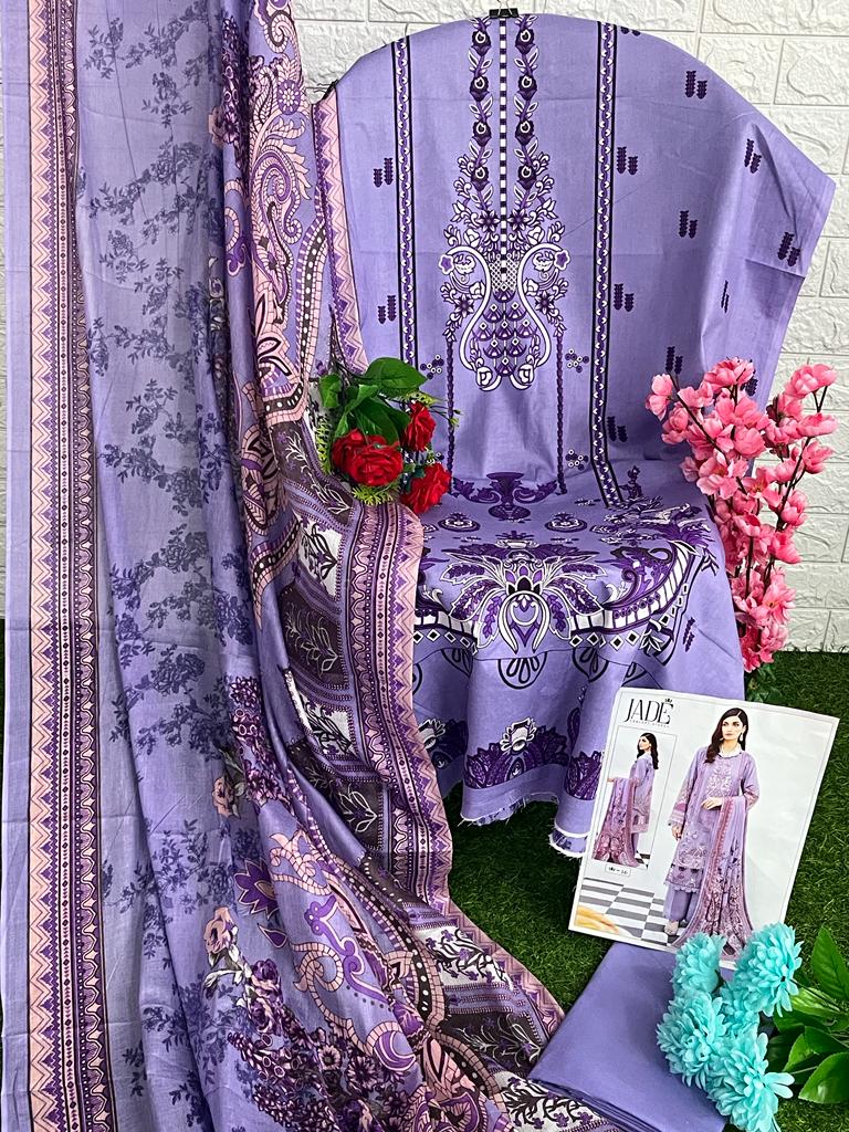 Jade Chevron Vol 2 Printed Lawn Cotton Salwar Suits