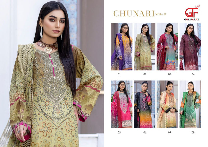 Tanishk Fashion Chunari Vol 2 Jam Cotton Digital Print With Embroidery Work Suits