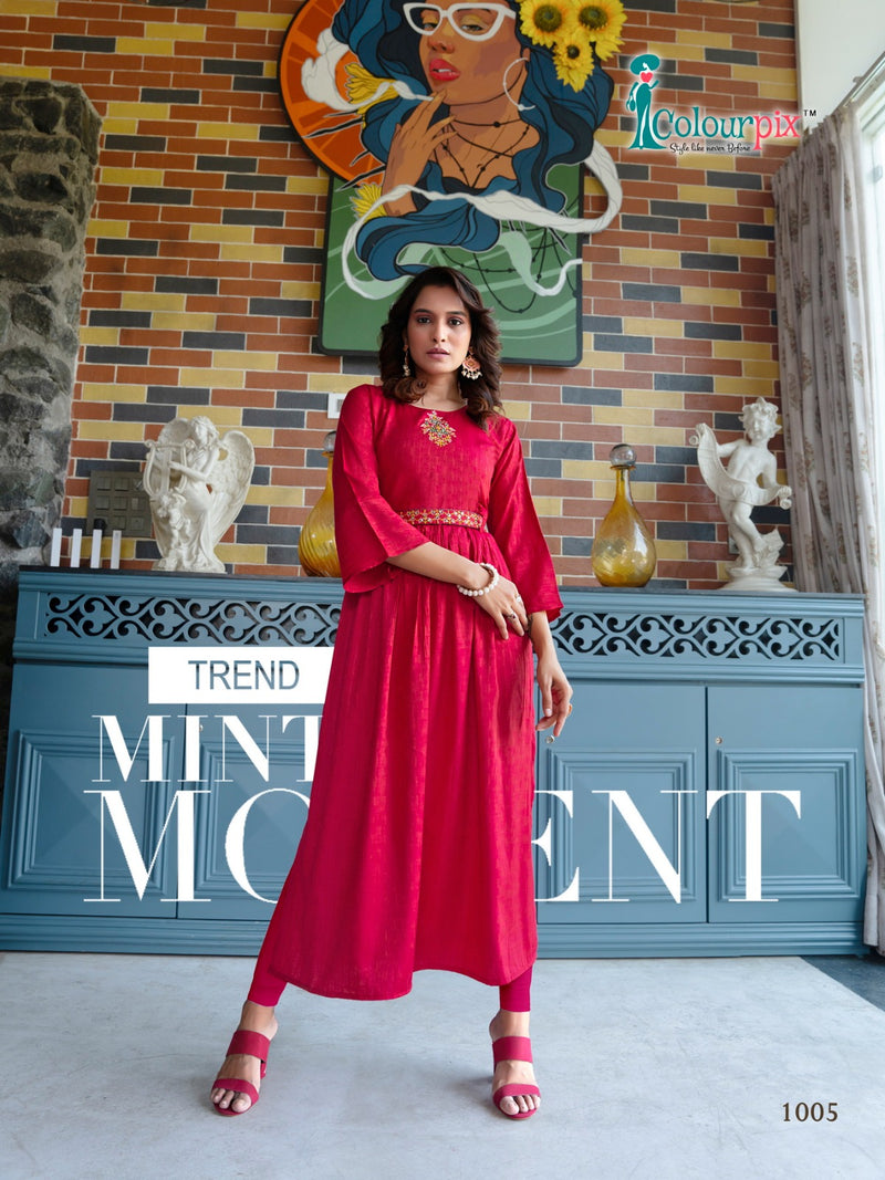 Colourpix Nayra Cut Vol 1 Heavy Fancy Viscose Rayon Daily Wear Designer Partywear Kurti
