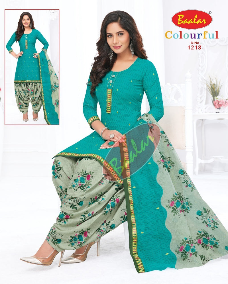 Baalar Colourful Vol 12 Hit List Cotton Ready Made Patiyala Suits