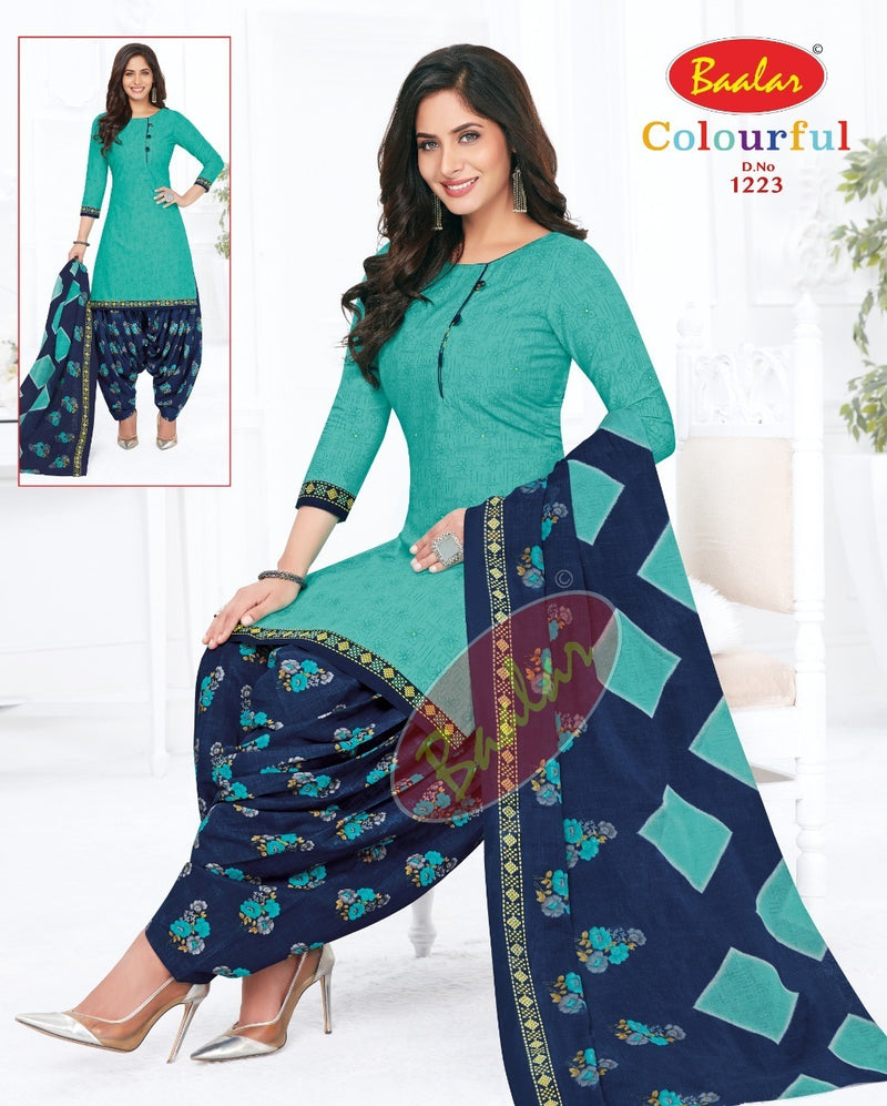 Baalar Colourful Vol 12 Hit List Cotton Ready Made Patiyala Suits