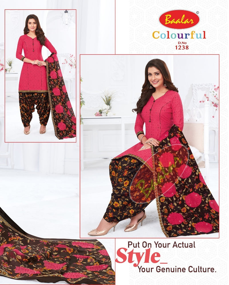 Baalar Colourful Vol 12 Hit List Cotton Ready Made Patiyala Suits