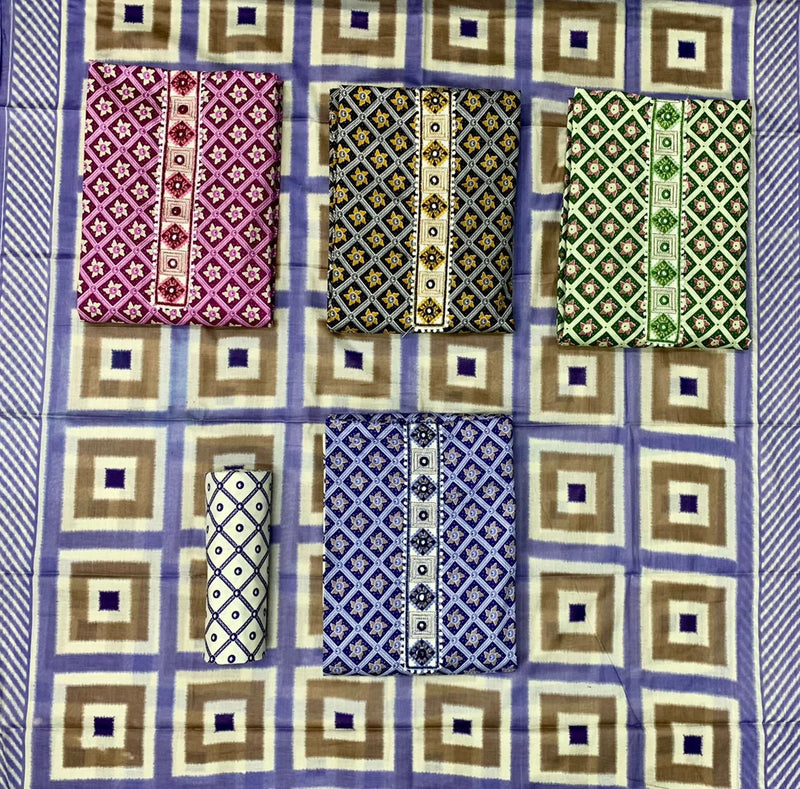 Mf Cotton King Cambric Cotton Printed Salwar Suits