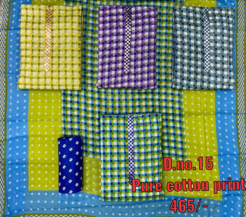 Mf Cotton King Cambric Cotton Printed Salwar Suits