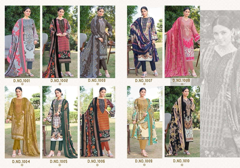 Chaan Taari Naira Pakistani Suit Cotton Digital Prints With Exclusive Heavy Self Embroidery Salwar Suit