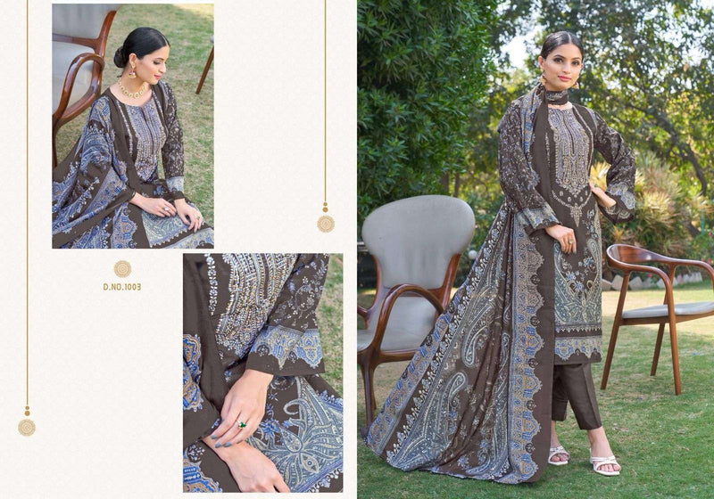 Chaan Taari Naira Pakistani Suit Cotton Digital Prints With Exclusive Heavy Self Embroidery Salwar Suit