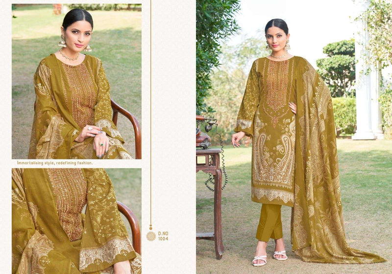 Chaan Taari Naira Pakistani Suit Cotton Digital Prints With Exclusive Heavy Self Embroidery Salwar Suit