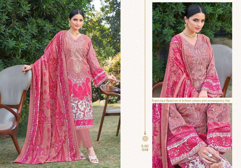 Chaan Taari Naira Pakistani Suit Cotton Digital Prints With Exclusive Heavy Self Embroidery Salwar Suit