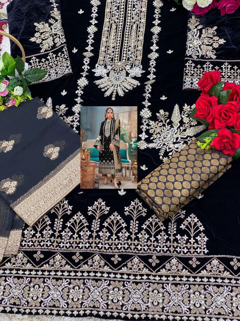 Deepsy Suits D No 1774 Velvet With Embroidery Pakistani Salwar Kameez