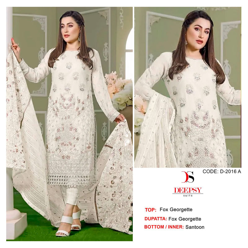 Deepsy Suits D No D 2016 Georgette With Embroidery And Moti Work Pakistani Suits