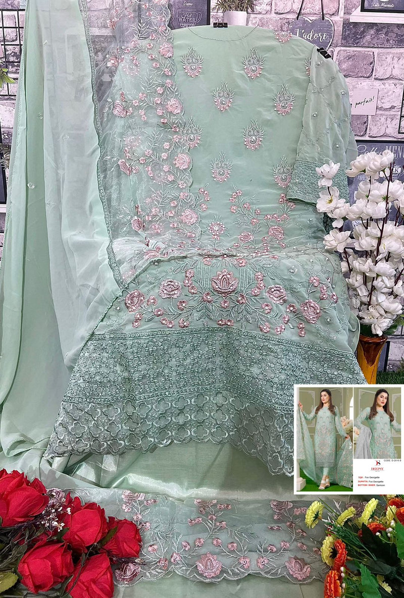 Deepsy Suits D No D 2016 Georgette With Embroidery And Moti Work Pakistani Suits