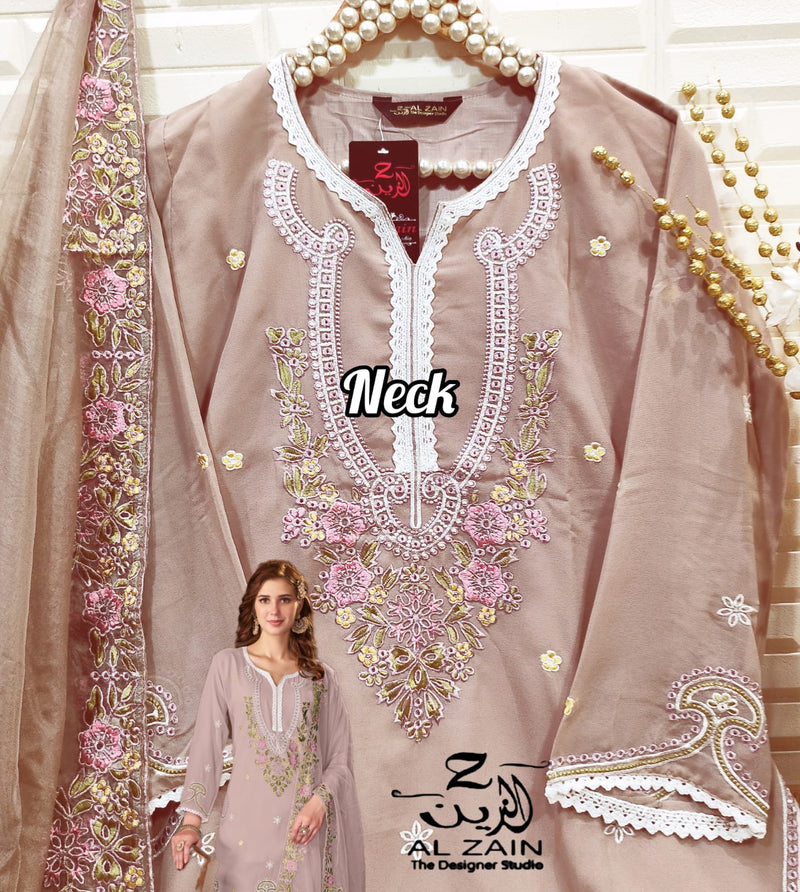Al Zain D NO 272720 Fox Georgette Pakistani Designer Suits