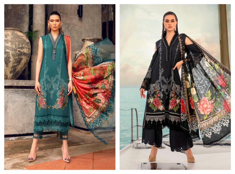 Taj Creation D No 452 & 453 Cotton Print With Fancy Patch Embroidery Salwar Kameez