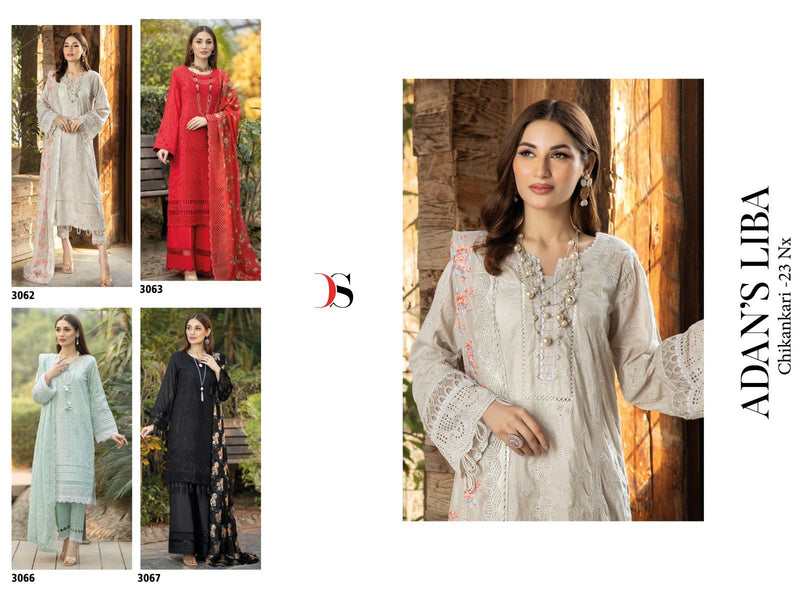 Deepsy Suits Adans Libas Chikankari 23 Nx Ready Made Collection Salwar Kameez
