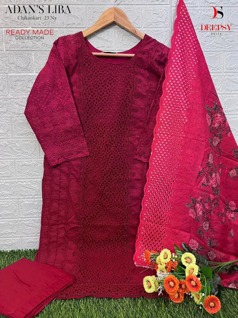 Deepsy Suits Adans Libas Chikankari 23 Nx Ready Made Collection Salwar Kameez