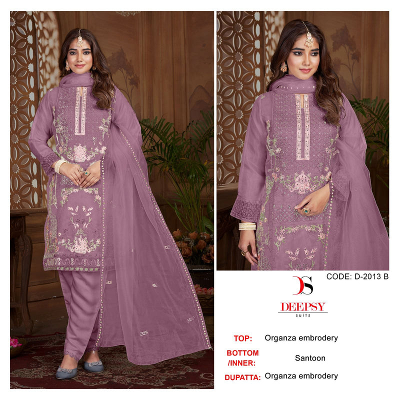Deepsy Suits D No 2013 Organza Embroidery And Handwork Suit Collection