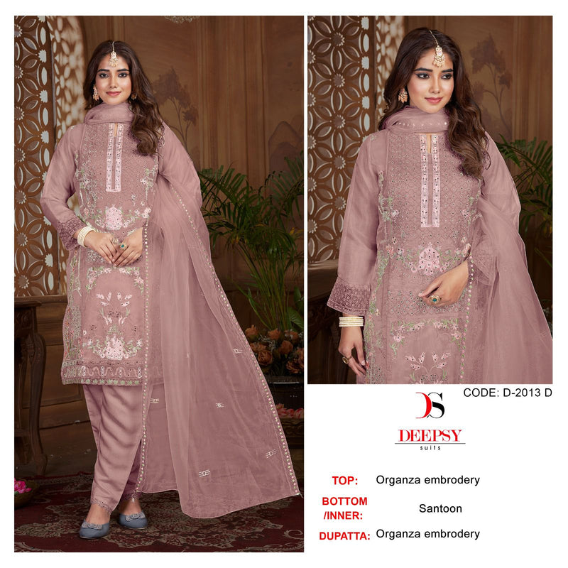 Deepsy Suits D No 2013 Organza Embroidery And Handwork Suit Collection