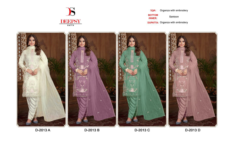 Deepsy Suits D No 2013 Organza Embroidery And Handwork Suit Collection