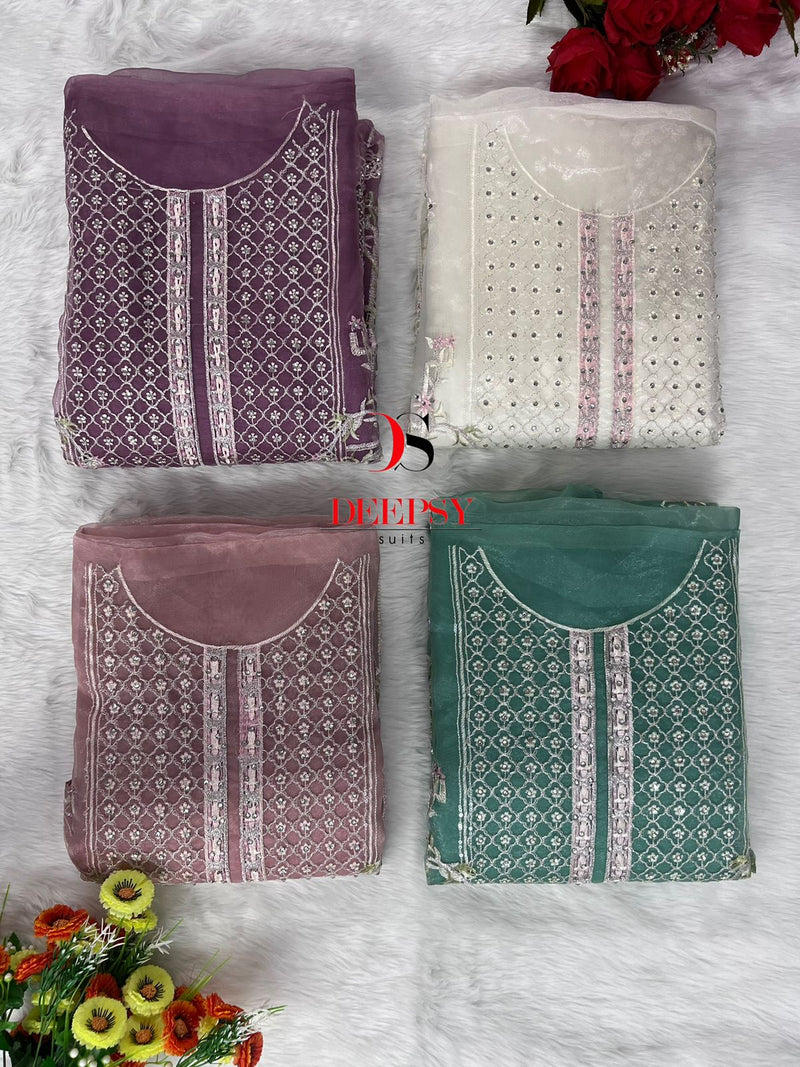 Deepsy Suits D No 2013 Organza Embroidery And Handwork Suit Collection