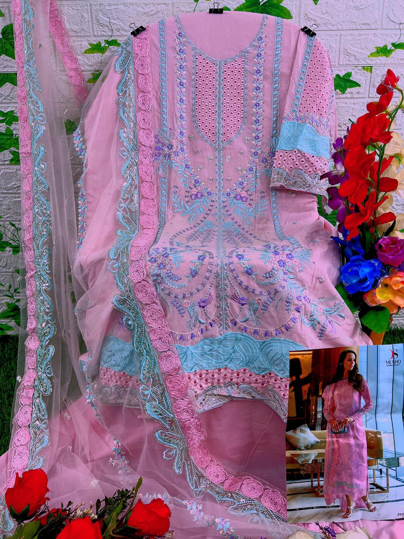 Deepsy Suits Mushq Luxury Lawn 23 Vol 2 Cambric Cotton Embroidery Designer Fancy Suits