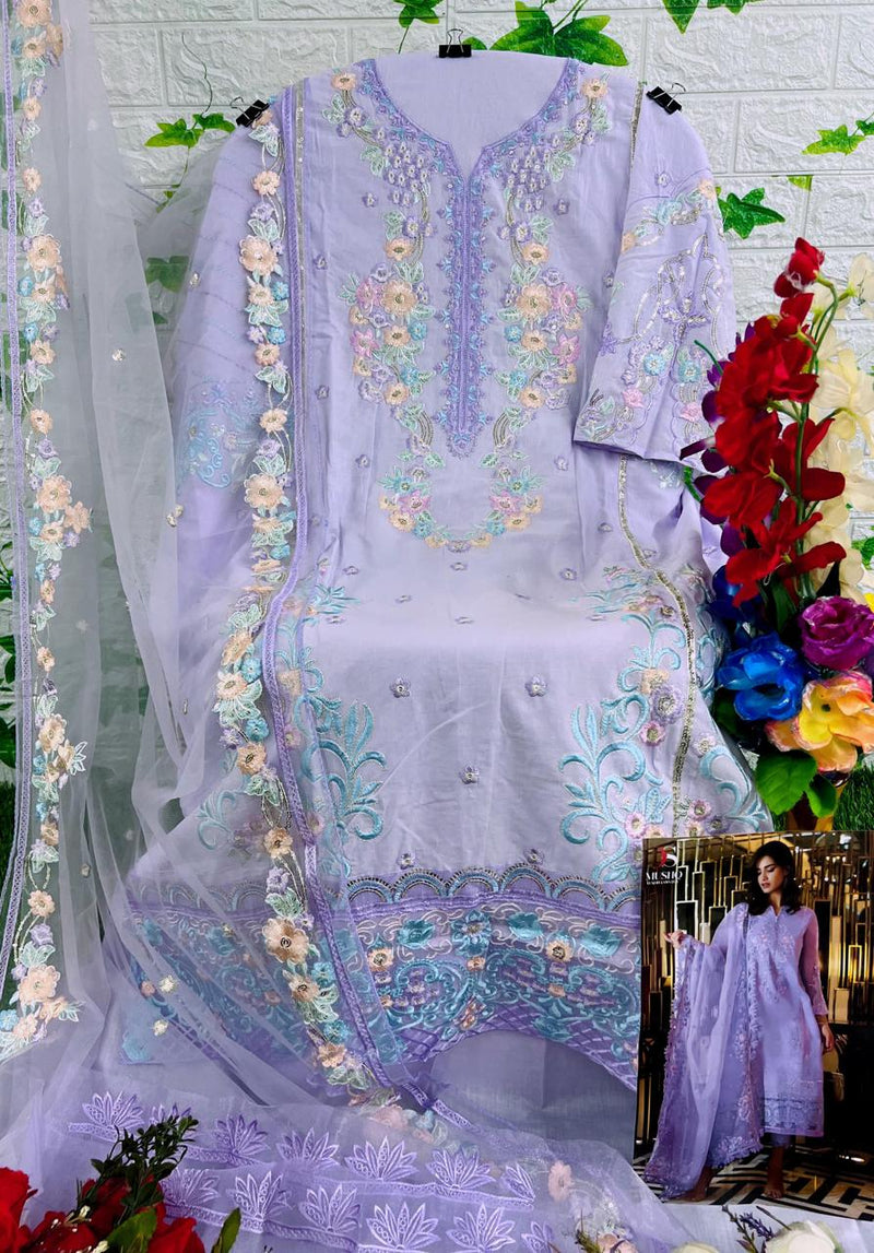 Deepsy Suits Mushq Luxury Lawn 23 Vol 2 Cambric Cotton Embroidery Designer Fancy Suits