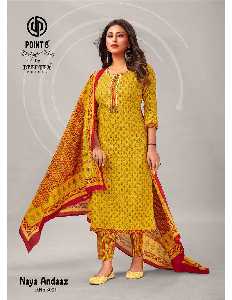 Deeptex Prints Naya Andaaz Vol 3 Cotton Printed Fancy Kurti Combo